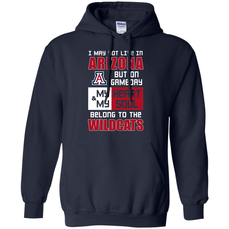 My Heart And My Soul Belong To The Arizona Wildcats T Shirts