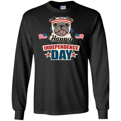 Happy Independence Day Pug T Shirts V2