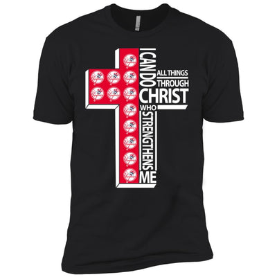 Gorgeous I Can Do All Things Through Christ New York Yankees T Shirts