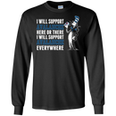 I Will Support Everywhere Colorado Avalanche T Shirts