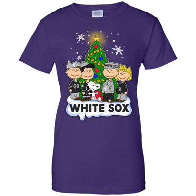 Snoopy The Peanuts Chicago White Sox Christmas T Shirts