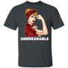 Beautiful Girl Unbreakable Go Oklahoma Sooners T Shirt