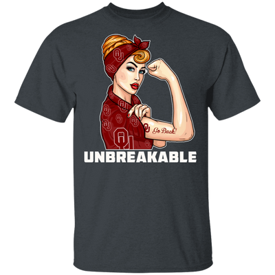 Beautiful Girl Unbreakable Go Oklahoma Sooners T Shirt