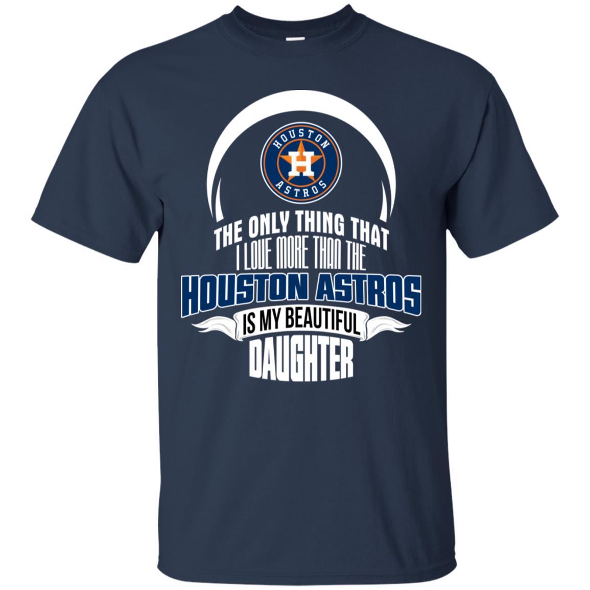 Proud Of Dad Of An Awesome Daughter Houston Astros T Shirts – Best Funny  Store