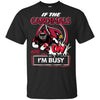 If The Arizona Cardinals Are On - I'm Busy T Shirts