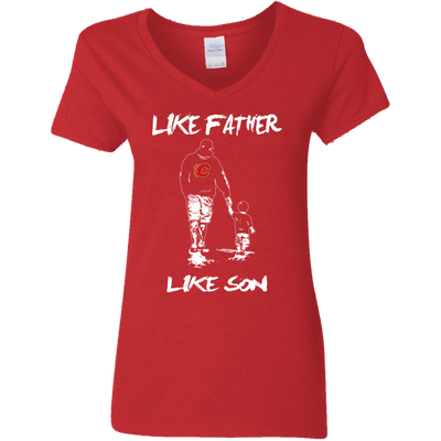 Happy Like Father Like Son Calgary Flames T Shirts