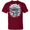 Colorful Earthquake Art Seattle Seahawks T Shirt