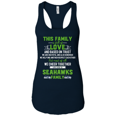 We Are A Seattle Seahawks Family T Shirt