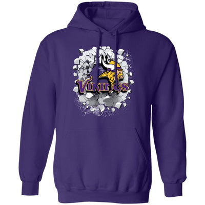 Colorful Earthquake Art Minnesota Vikings T Shirt