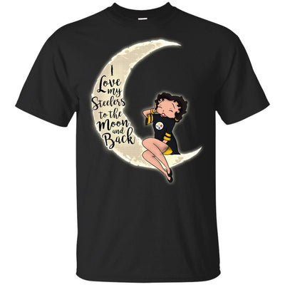 BB I Love My Pittsburgh Steelers To The Moon And Back T Shirt - Best Funny Store