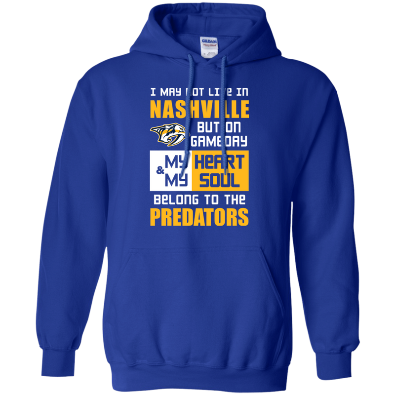 My Heart And My Soul Belong To The Nashville Predators T Shirts