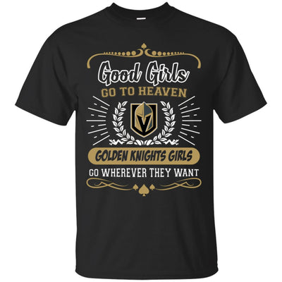 Good Girls Go To Heaven Vegas Golden Knights Girls T Shirts