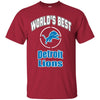 Amazing World's Best Dad Detroit Lions T Shirts