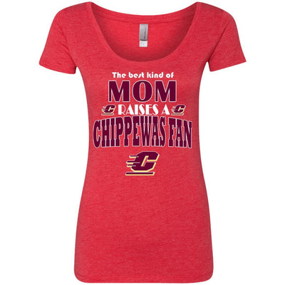 Best Kind Of Mom Raise A Fan Central Michigan Chippewas T Shirts