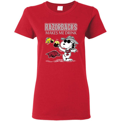 Arkansas Razorbacks Make Me Drinks T Shirt