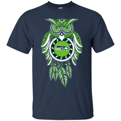 Dreamcatcher Owl Seattle Seahawks T Shirt