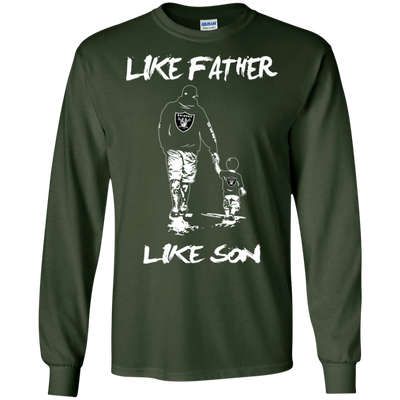 Happy Like Father Like Son Oakland Raiders T Shirts