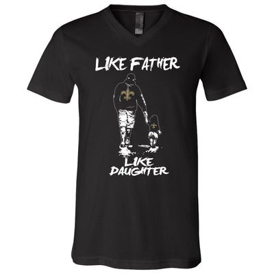 Like Father Like Daughter New Orleans Saints T Shirts