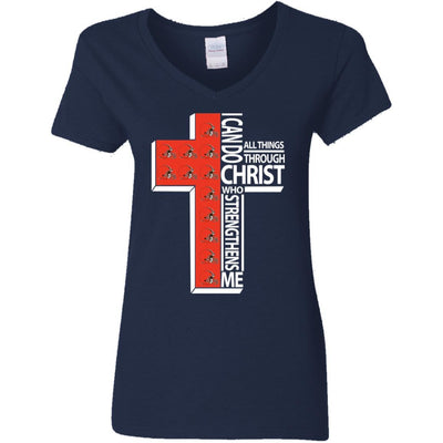 Gorgeous I Can Do All Things Through Christ Cleveland Browns T Shirts