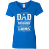 Proud Of Dad Of An Awesome Daughter Detroit Lions T Shirts