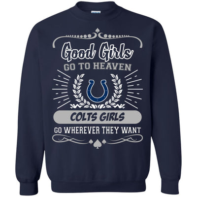 Good Girls Go To Heaven Indianapolis Colts Girls T Shirts