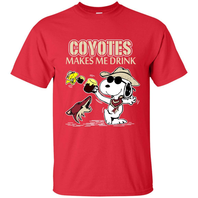 Arizona Coyotes Make Me Drinks T Shirt