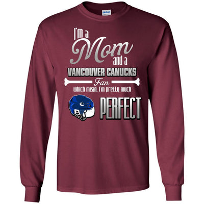 Cool Pretty Perfect Mom Fan Vancouver Canucks T Shirt