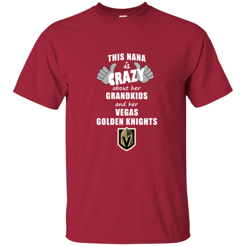 This Nana Is Crazy About Her Grandkids And Her Vegas Golden Knights T Shirts
