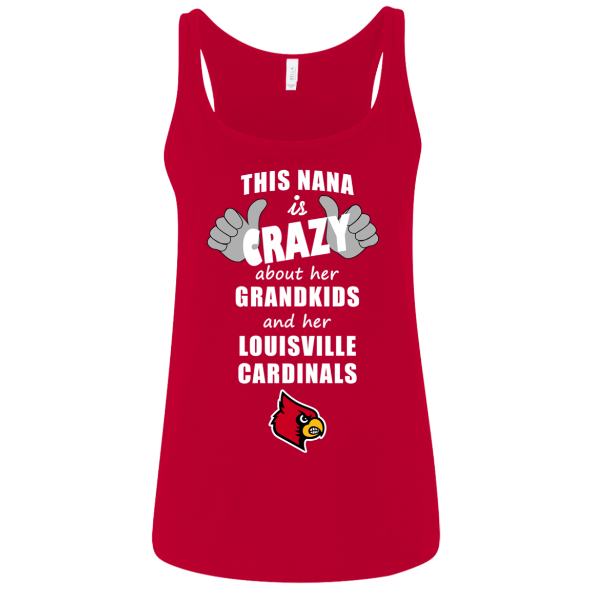This Nana Is Crazy About Her Grandkids And Her Louisville Cardinals T Shirts