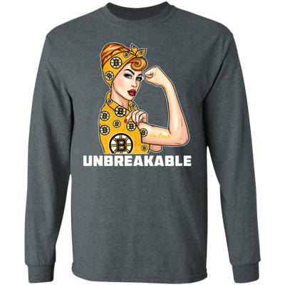 Beautiful Girl Unbreakable Go Boston Bruins T Shirt