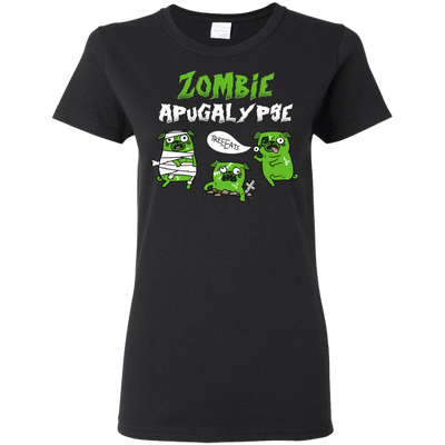 Nice Pug T Shirts - Zombies Apugalypse, is a cool gift for your friend