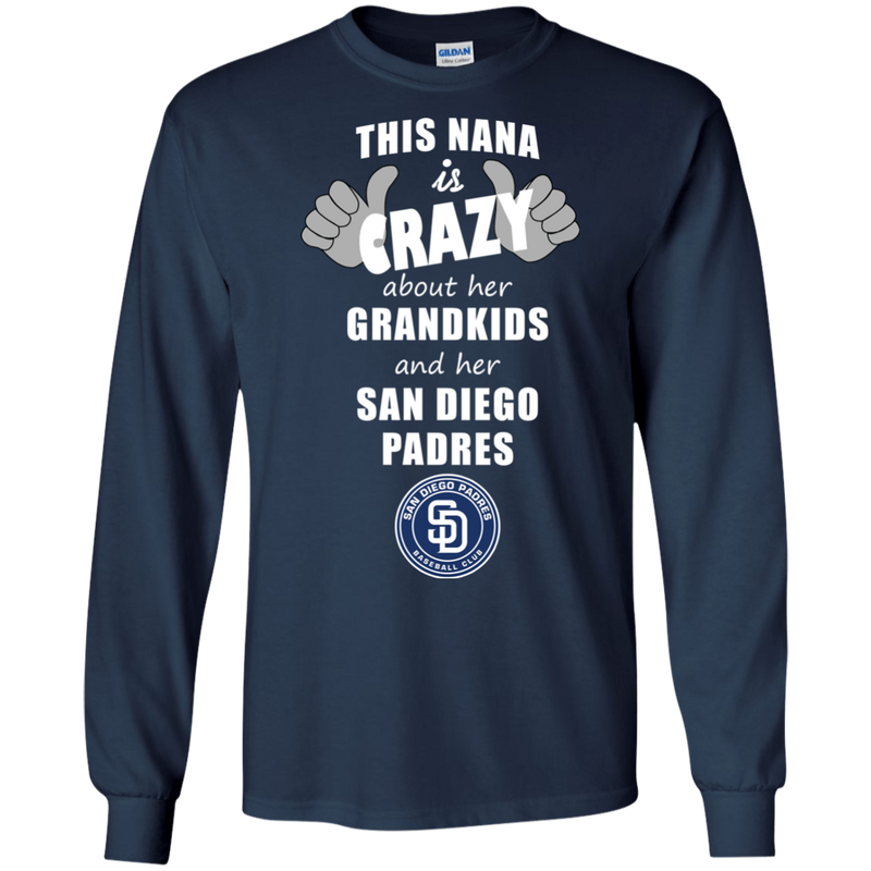 This Nana Is Crazy About Her Grandkids And Her San Diego Padres T Shirts