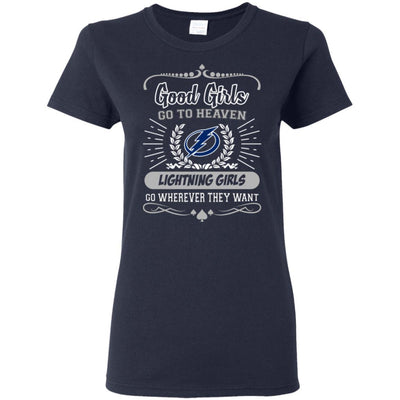 Good Girls Go To Heaven Tampa Bay Lightning Girls T Shirts