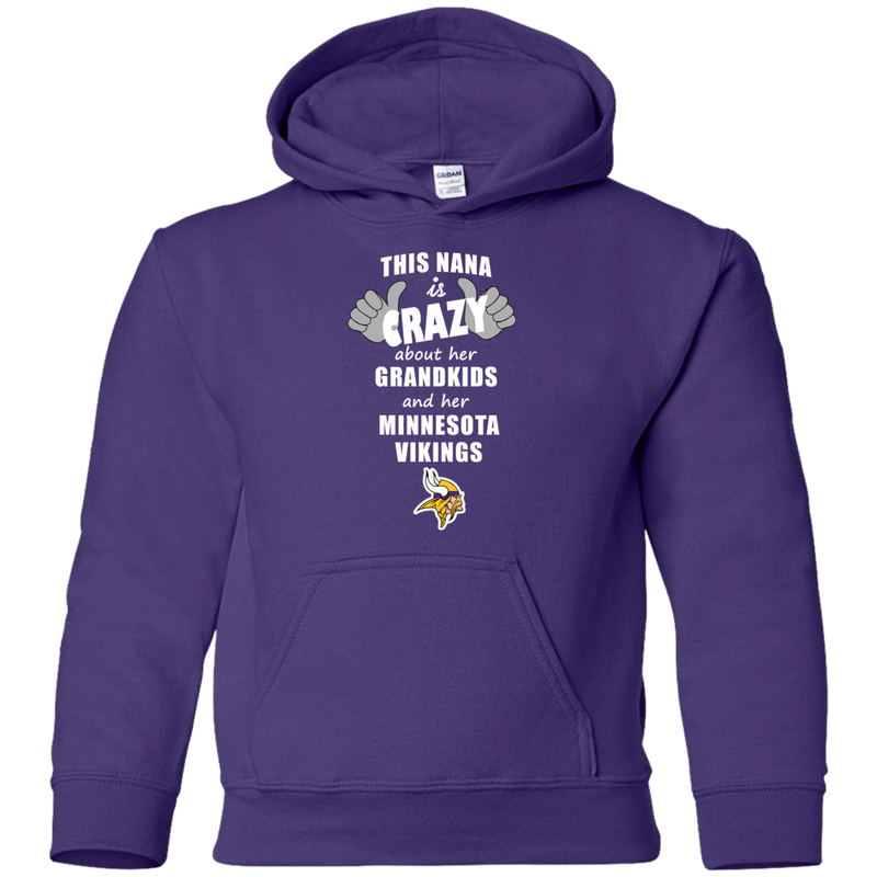This Nana Is Crazy About Her Grandkids And Her Minnesota Vikings T Shirts