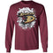 Colorful Earthquake Art Anaheim Ducks T Shirt