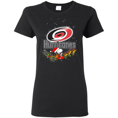 Snoopy Christmas Carolina Hurricanes T Shirts