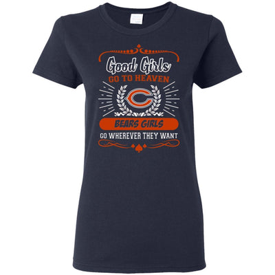 Good Girls Go To Heaven Chicago Bears Girls T Shirts