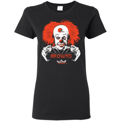 IT Horror Movies Cleveland Browns T Shirts