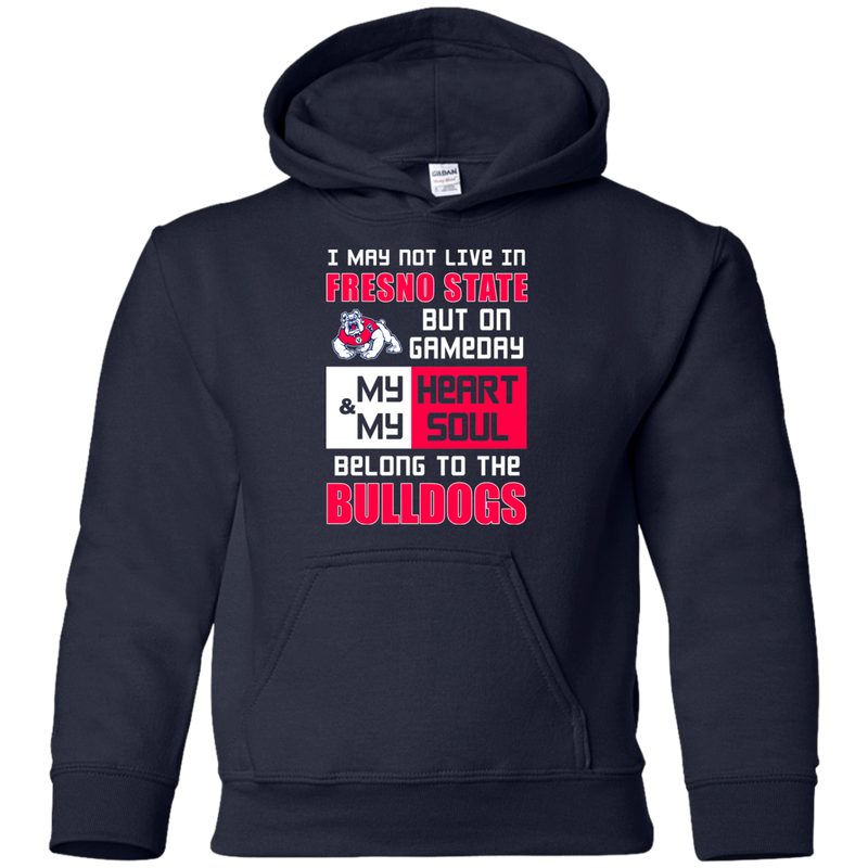 My Heart And My Soul Belong To The Fresno State Bulldogs T Shirts