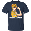 Beautiful Girl Unbreakable Go Nashville Predators T Shirt