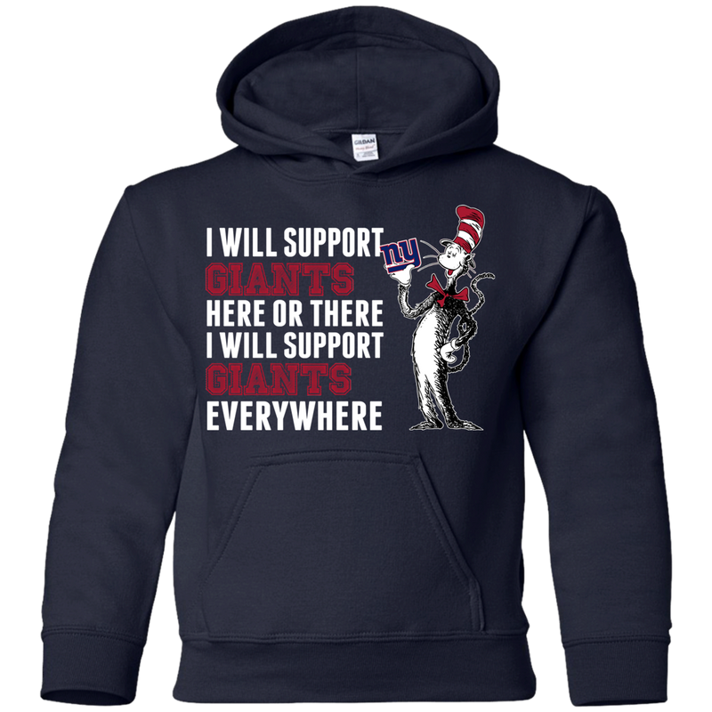 I Will Support Everywhere New York Giants T Shirts