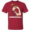 Beautiful Girl Unbreakable Go Arizona Cardinals T Shirt