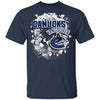 Colorful Earthquake Art Vancouver Canucks T Shirt