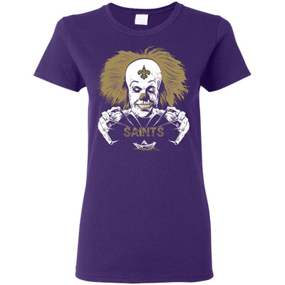 IT Horror Movies New Orleans Saints T Shirts