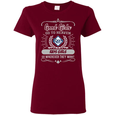 Good Girls Go To Heaven Tampa Bay Rays Girls T Shirts