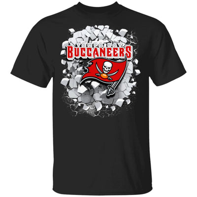 Colorful Earthquake Art Tampa Bay Buccaneers T Shirt