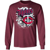 Colorful Earthquake Art Minnesota Twins T Shirt