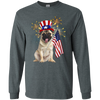 Independence Day Pug T Shirts