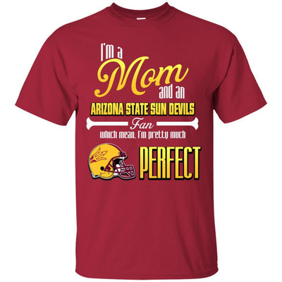 Cool Pretty Perfect Mom Fan Arizona State Sun Devils T Shirt