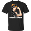 Beautiful Girl Unbreakable Go Oakland Raiders T Shirt